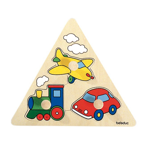 Puzzle Encaje Medios De Transporte