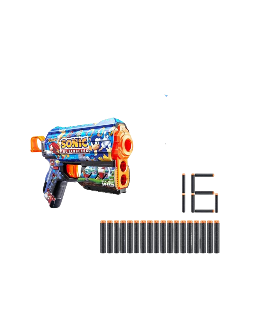 Pistola De Juguete X-SHOT Skins Flux Sonic