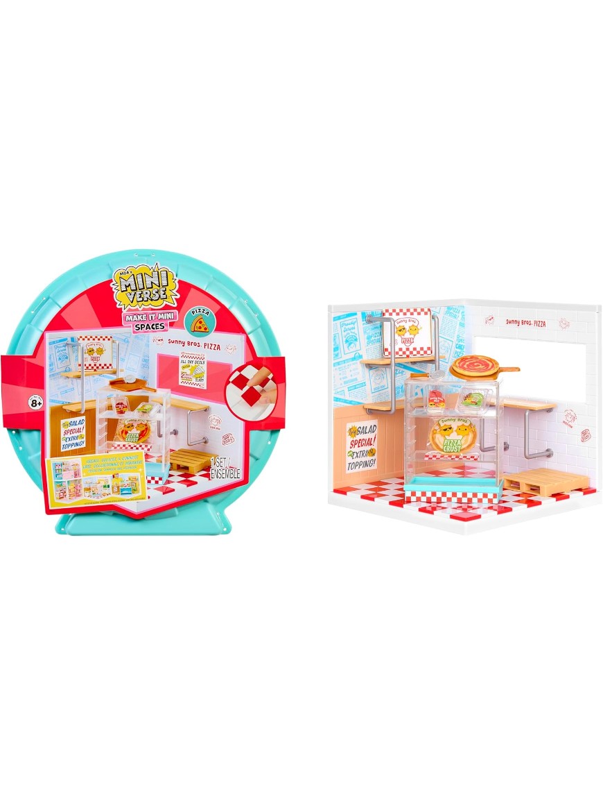 Set MGA Miniverse Make It Mini Spaces Starter Pack Pizza Shop