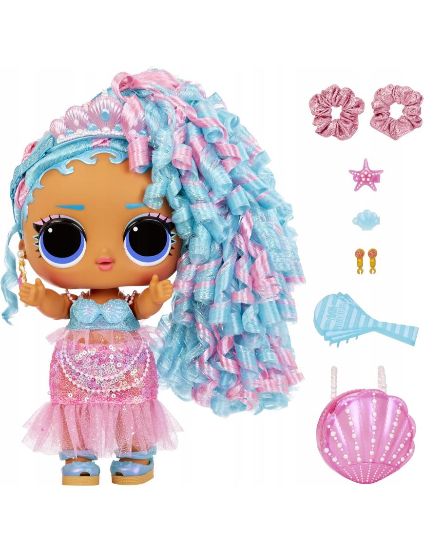 Muñeca LOL Surprise Big Baby Hair Hair Hair Sirena