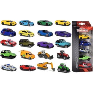Pack Majorette Street Cars 1:64 X 5 Unid (4 Surtidos Diferentes)