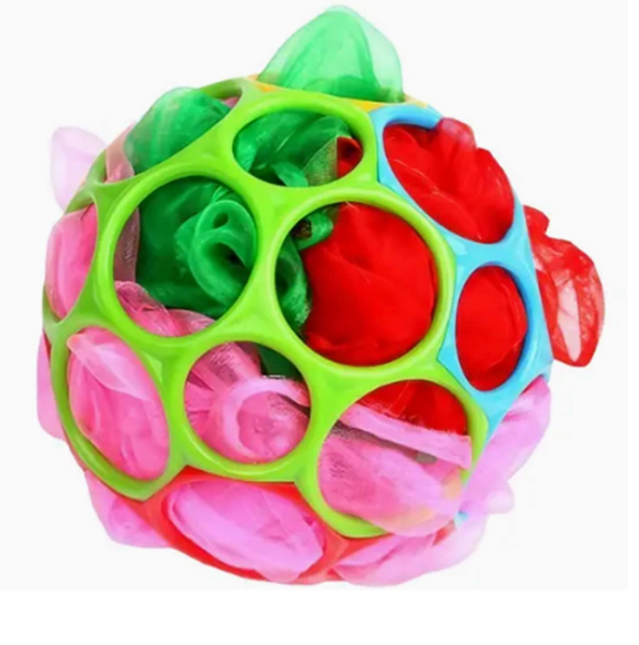 Pelota Sensorial con Pañuelos de Tul