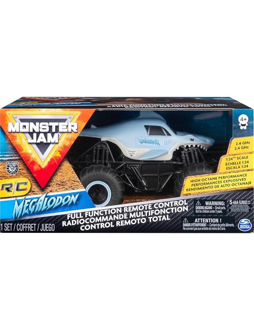 Auto A Control Megalodon Escala 1:24 Monster Jam - Imagen 6